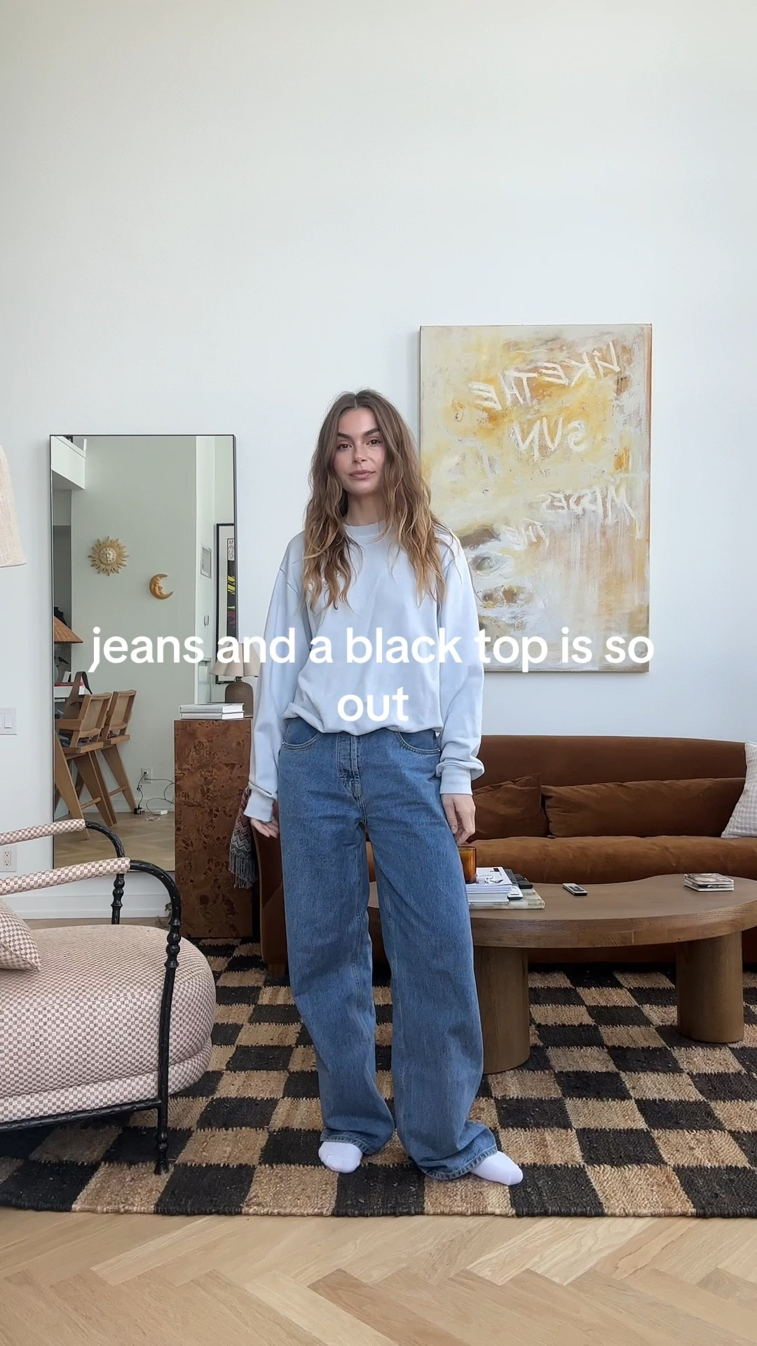 How to elevate the basic jeans and black top look

#LTKstyletip