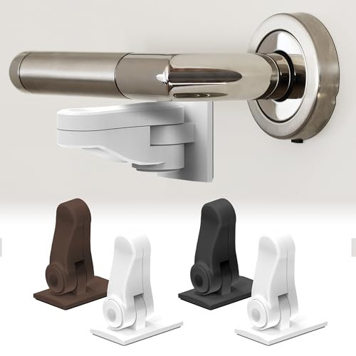 Moonybaby 4 Pack Child Proof Door Lever Lock, Also for Cabinet or Window and Faucet Lever Handle Lock, Minimalist Design, No Drilling Needed, Child Safety Door Handle Locks | Amazon (US)