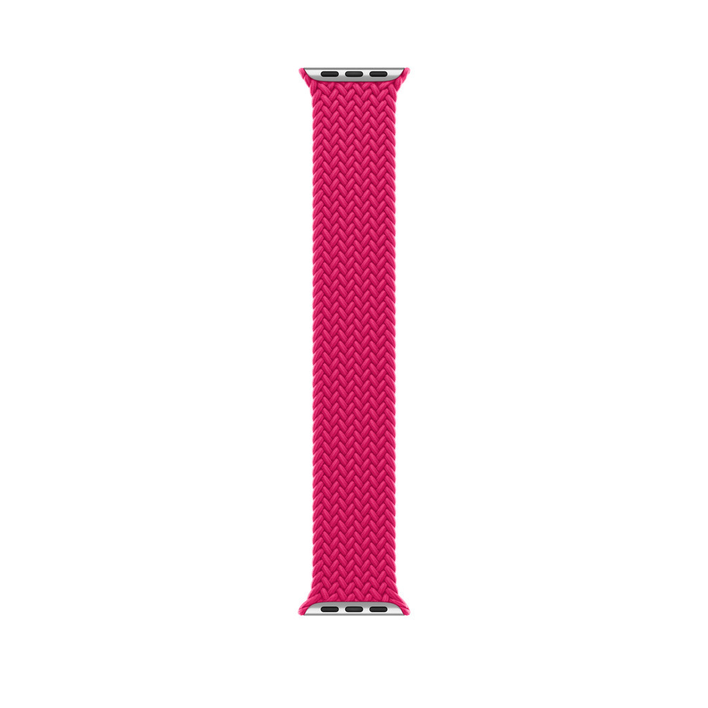 45mm Raspberry Braided Solo Loop - Size 12 | Apple (US)