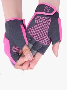 1pair Breathable Fitness Outdoor Cycling Sports Half-finger Gloves SKU: st2303010006469861(56 Rev... | SHEIN