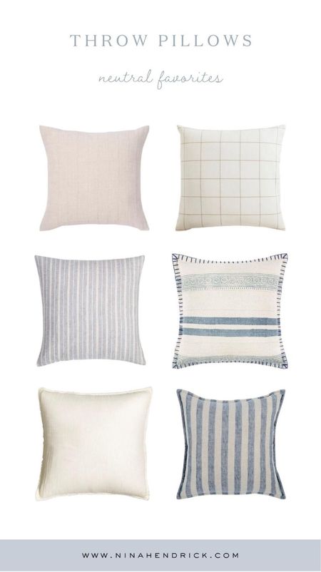 Here are some of my favorite neutral throw pillows that are similar to the ones shown in our family room photos. 

#LTKhome