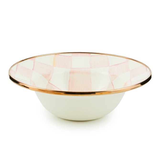 Rosy Check Breakfast Bowl | MacKenzie-Childs