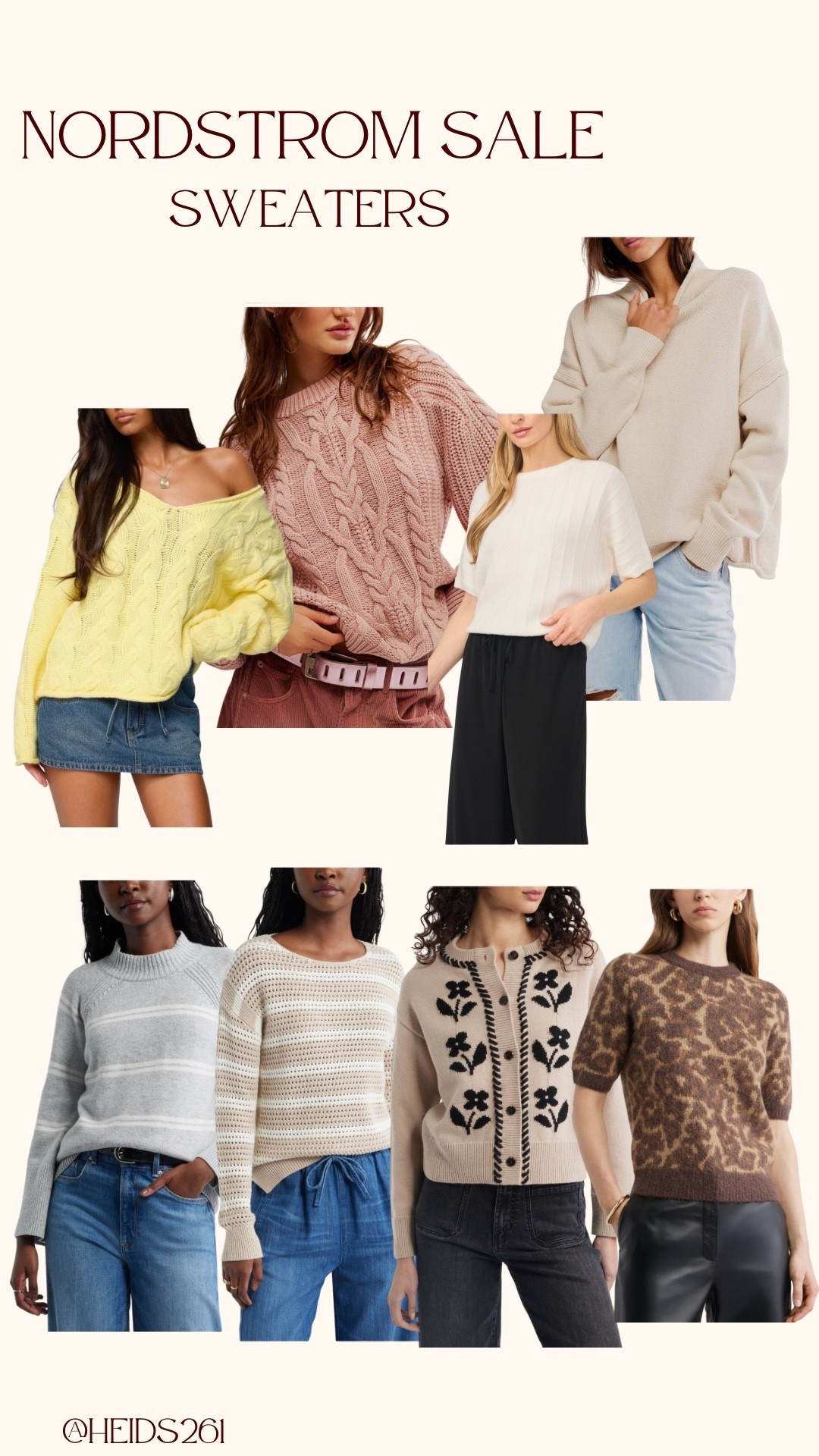 Nordstrom Sale Sweaters🤎

#LTKSaleAlert #LTKgrwm #LTKootd