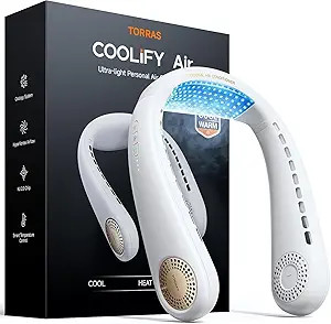 TORRAS COOLiFY Air 2026 Upgraded Neck Fan Air Conditioner, Dual-Airflow Pro Cooling, Ultra Light ... | Amazon (US)
