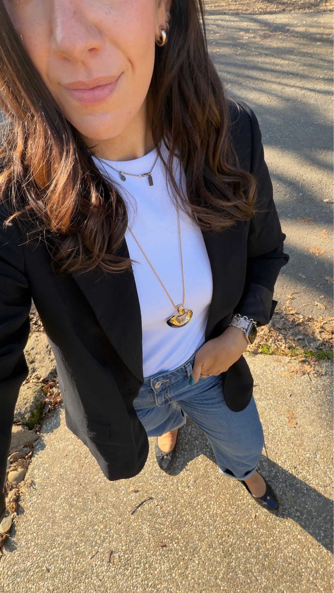 In a medium tee Medium blazer 29 curvy long jeans 

Nordstrom Anniversary sale, NSALE, Nordstrom fashion, Nordstrom workwear