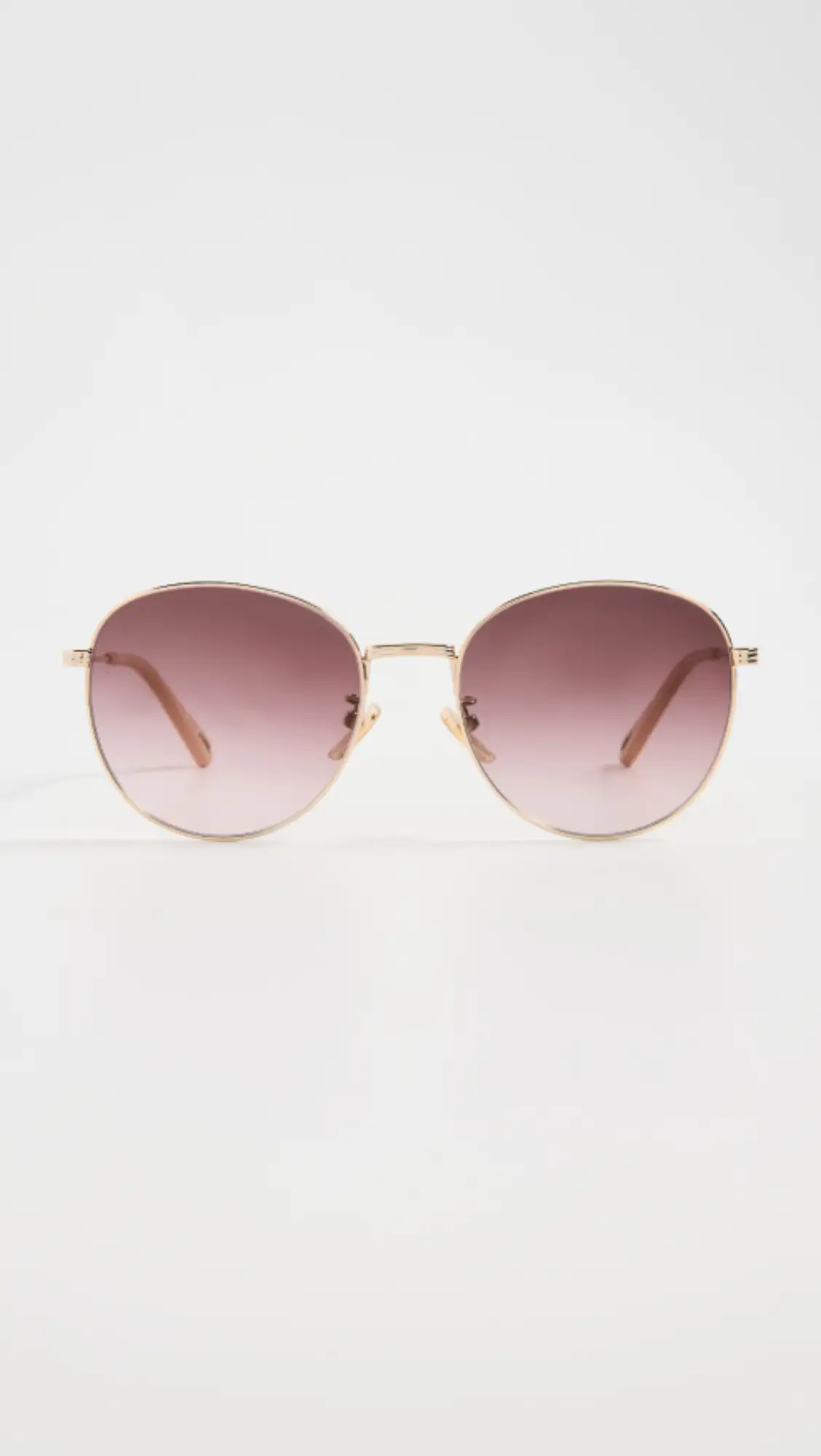 Chloe Faith Metal Round Sunglases | Shopbop | Shopbop