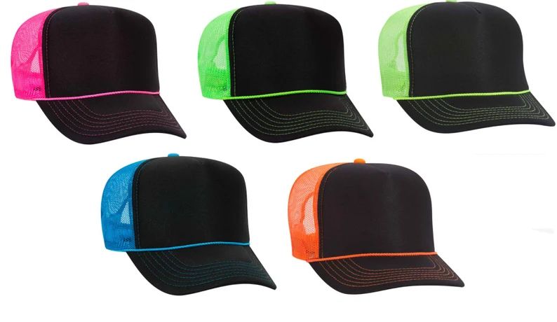 Neon Bachelorette Party Hats, Hype Gurl Hat, Beach Bachelorette Trucker Hat, Bride Neon Hat, Adju... | Etsy (US)
