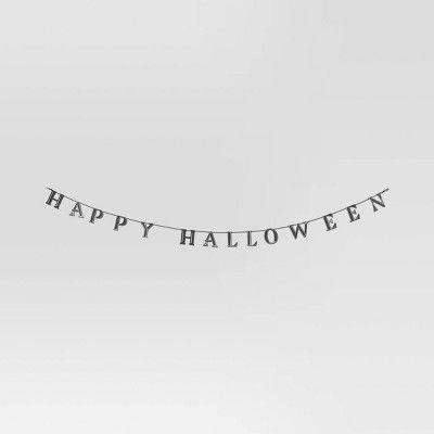 Happy Halloween Garland Black - Threshold&#8482; | Target