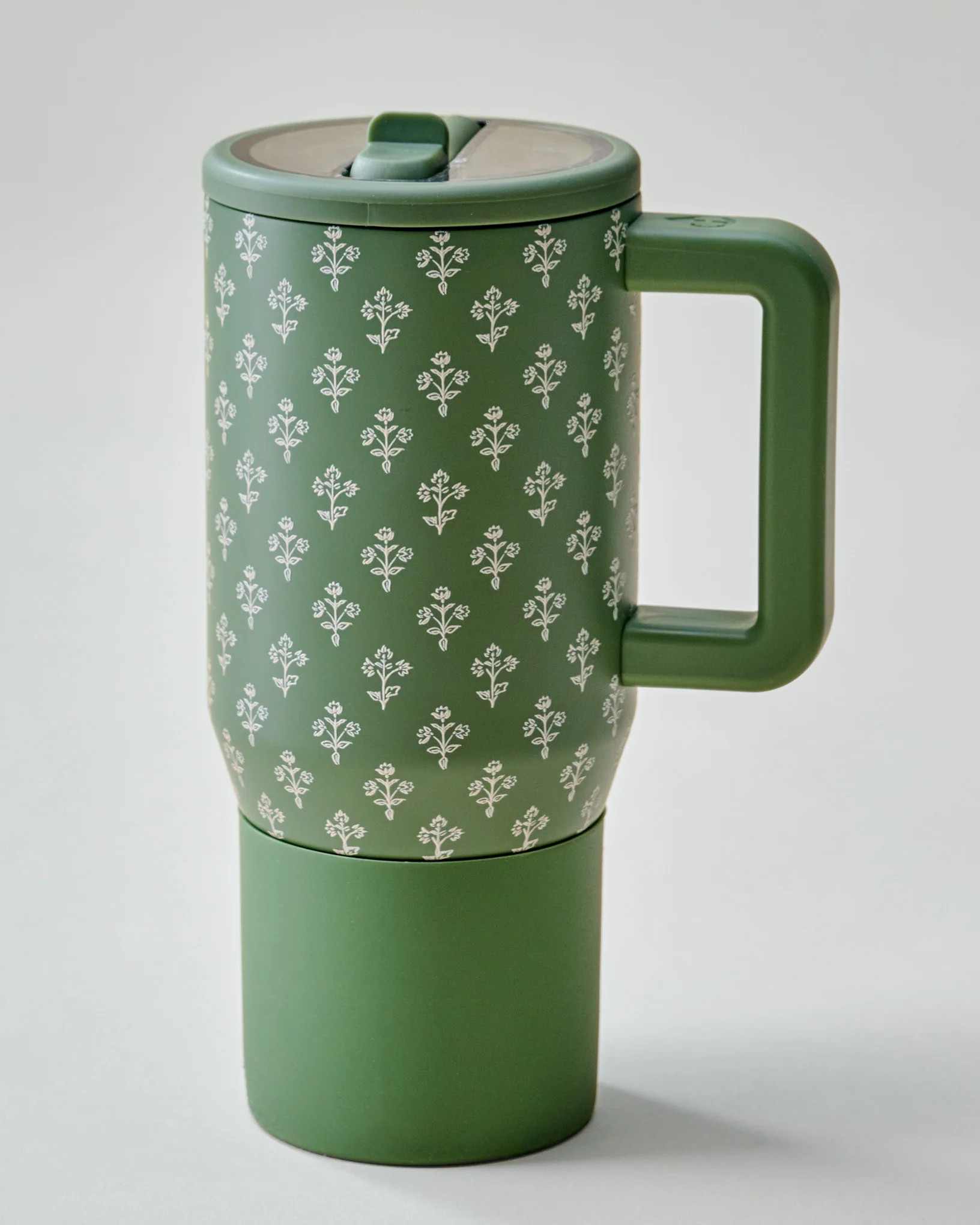 Hydrojug Heirloom Floral Olive 20oz Traveler | Magnolia