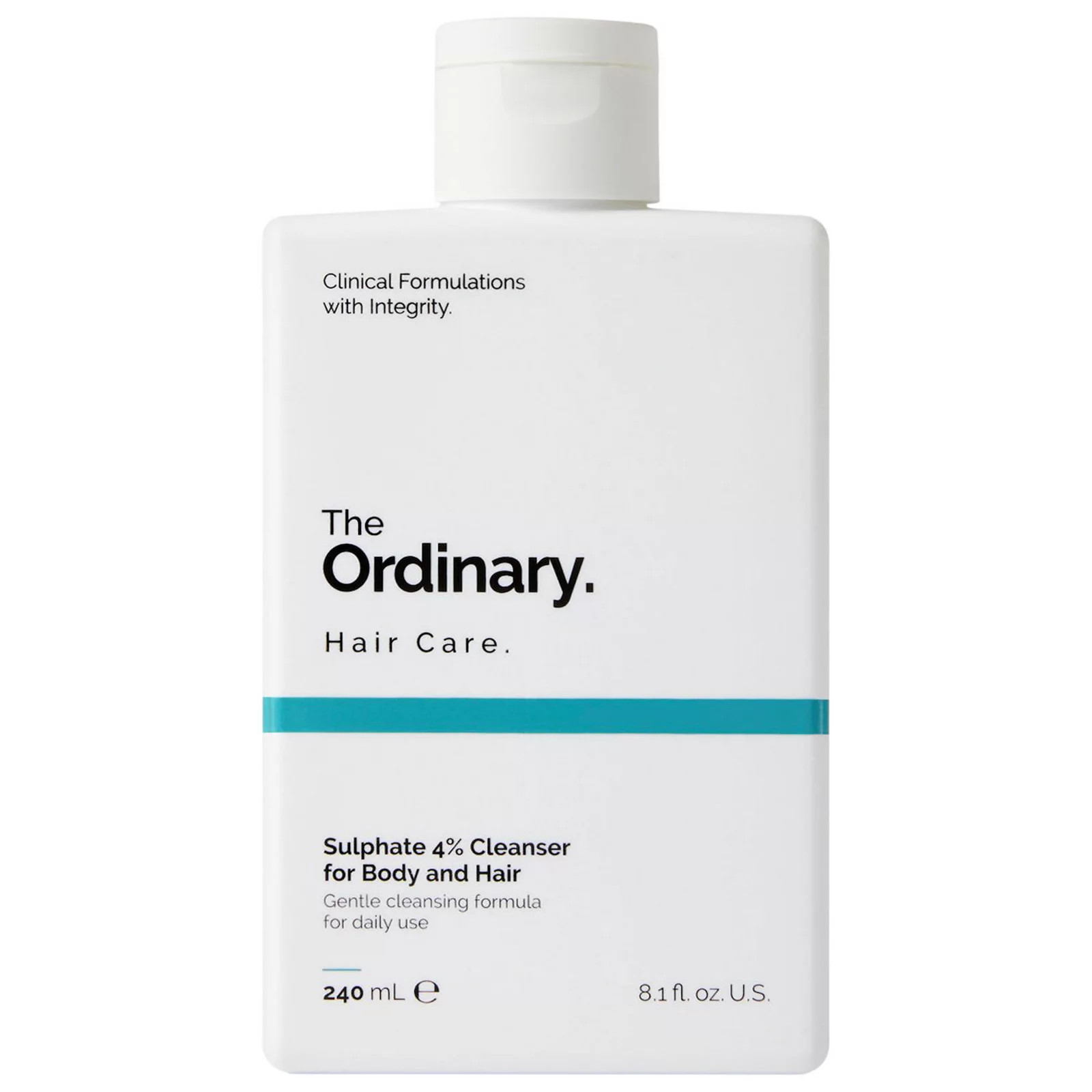 The Ordinary Sulphate 4% Cleanser for Body and Hair, Gentle Daily Cleanser, Size: 8.1 FL Oz, None | Kohl's