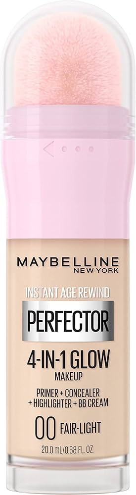 Maybelline New York Instant Age Rewind Instant Perfector 4-In-1 Glow Makeup - Primer, Concealer, ... | Amazon (US)