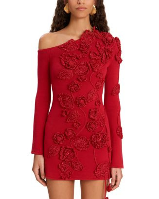 Kaela Floral Appliqué Knit Dress | Bloomingdale's (US)