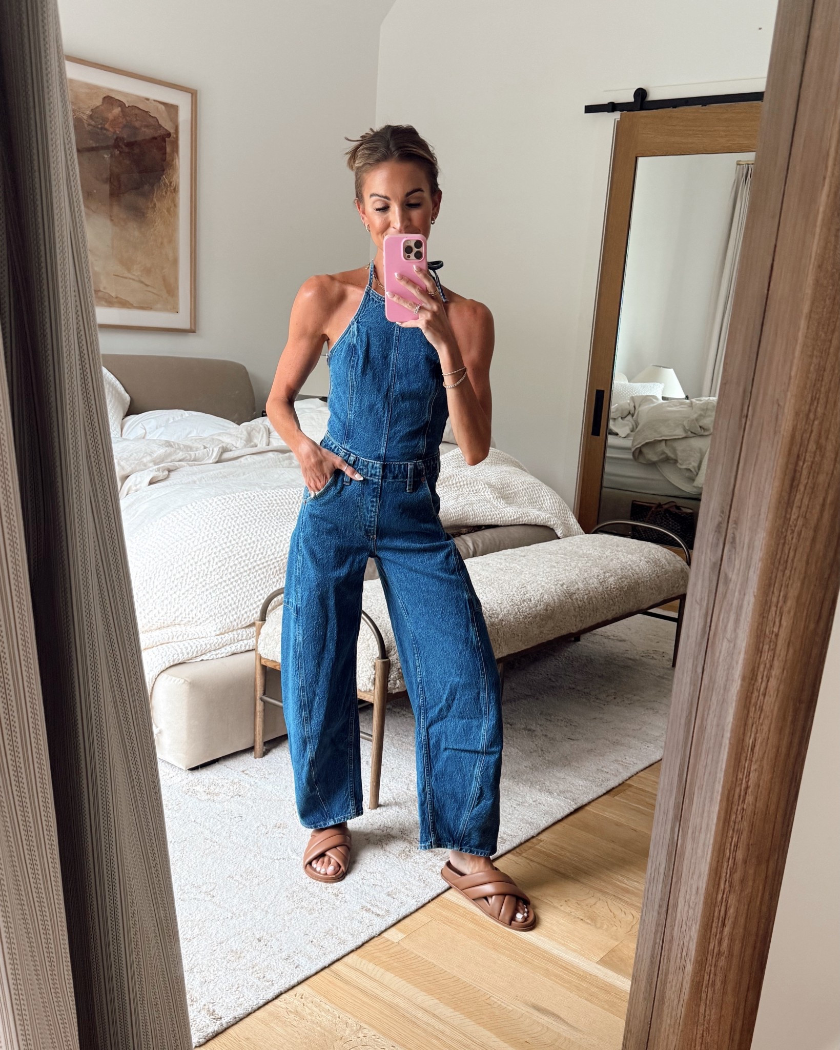 the perfect jumpsuit for a texas fall!!🩷

#LTKSaleAlert