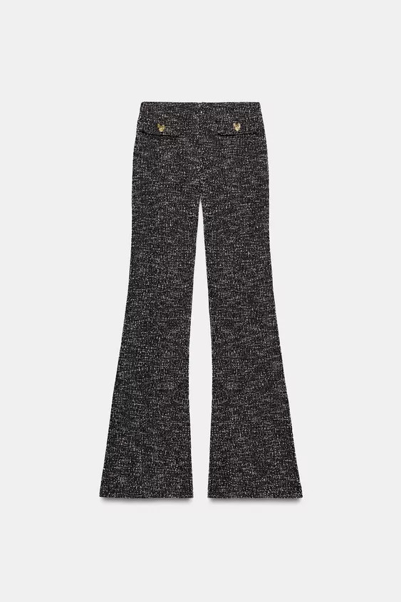 SCHLAGHOSE MIT STRUKTUR | Zara US