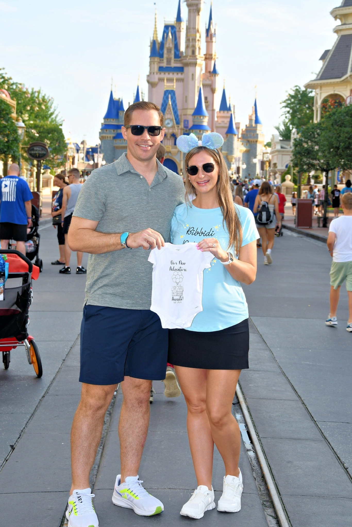 Bump friendly Disney World outfit | bump friendly | maternity Disney | pregnant at Disney | best shoes for Disney | maternity skort | bump friendly skort 

#LTKunder50 #LTKfamily #LTKbump