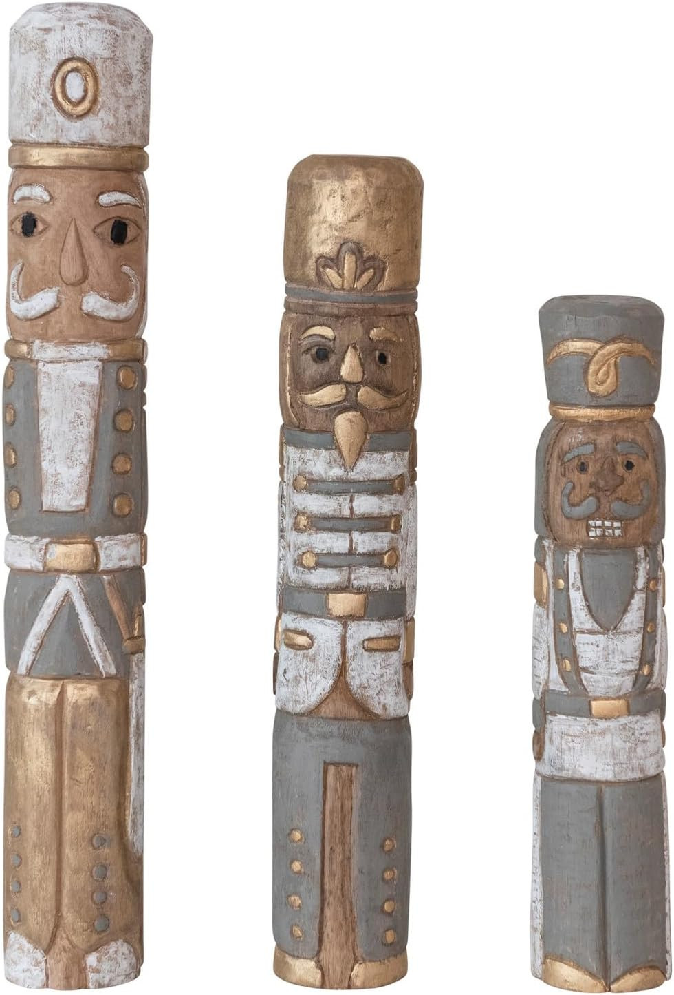 Creative Co-Op 24" Hand-Carved Mango Wood Nutcracker, Multicolor | Amazon (US)