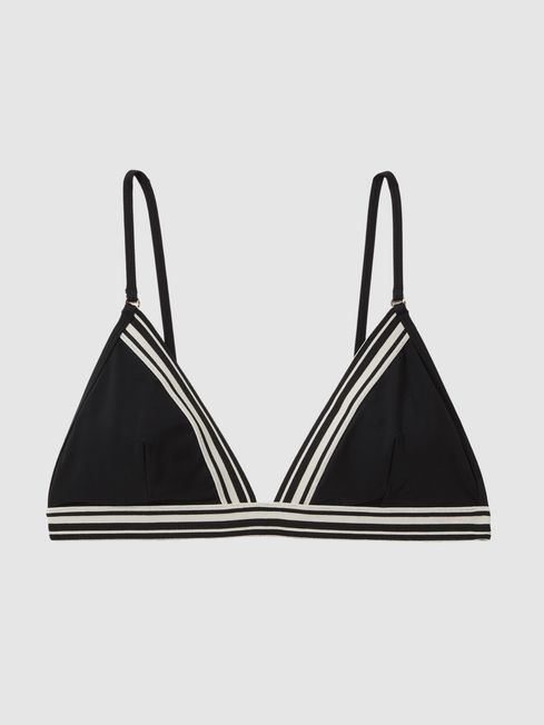 Colourblock Bikini Top | Reiss UK