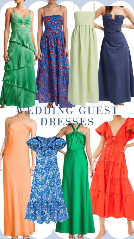 Wedding guest dresses for spring and summer! Love all of these picks and tried to keep them all at a good price point!

// summer wedding guest, spring wedding guest, floral midi dress, summer long dresses, girly style, cocktail and formal wedding dress, garden party wedding guest dress

#LTKparties #LTKSeasonal #LTKwedding