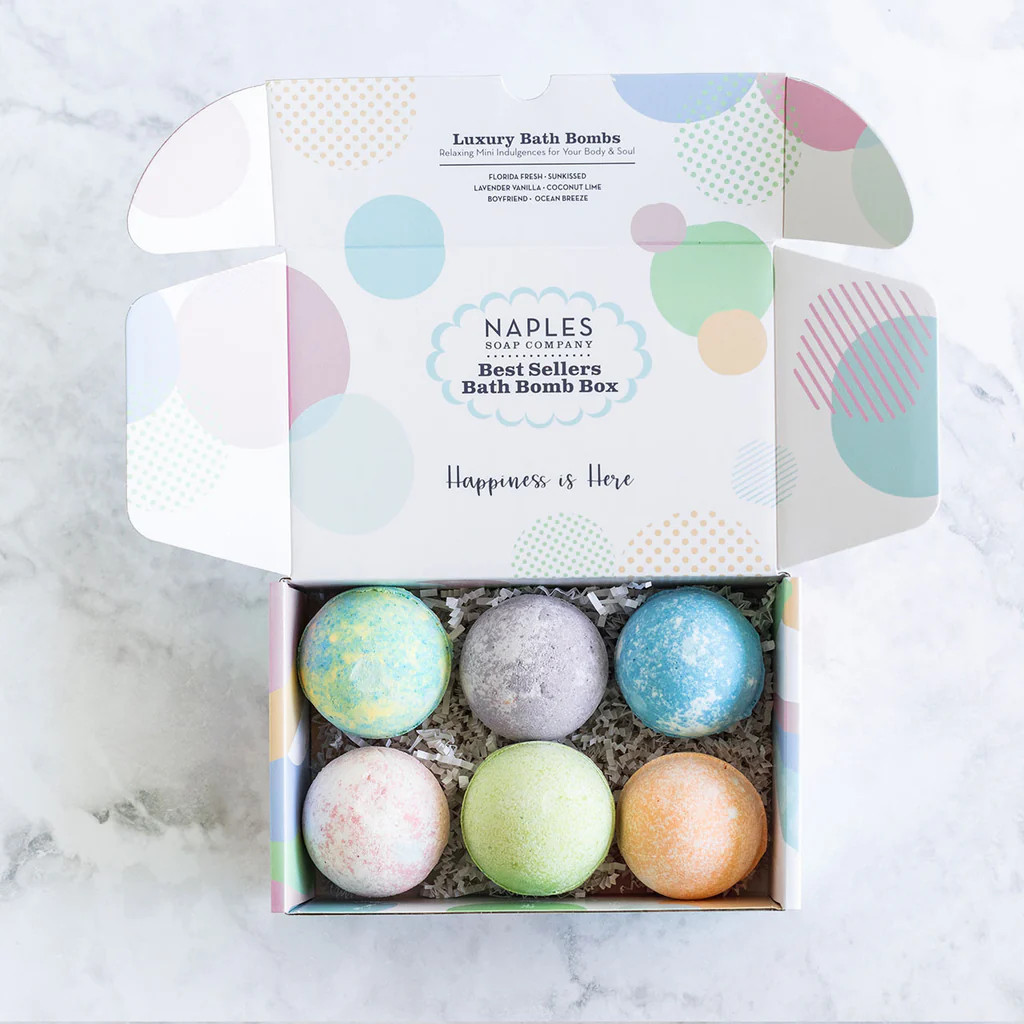 Best Sellers Bath Bomb Box Set | Naples Soap Company