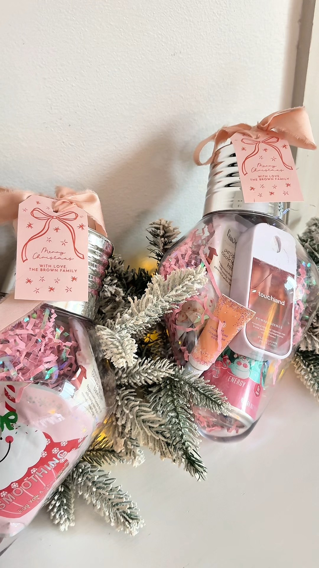 Pink gift jumbo bulb diy Christmas present 

#LTKHoliday #LTKSeasonal #LTKGiftGuide