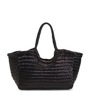 Made In Italy Leather Woven Satchel | Handbags | Marshalls | Marshalls