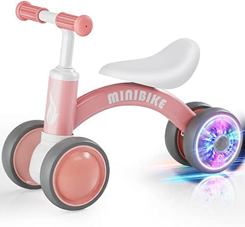 Colorful Lighting Baby Balance Bike Toys for 1 Year Old Boy Girl Gifts, 10-24 Month Toddler Balance  | Amazon (US)