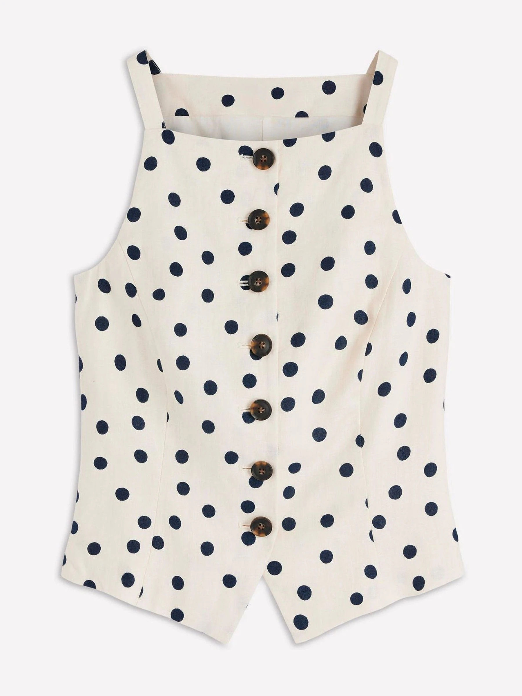 Boden Boden Black Square Neck Strap Waistcoat | Next US