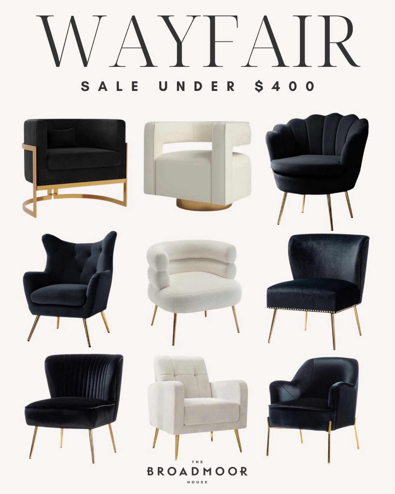 Living room seating, wayfair, furniture sale, accent chair, arm chair, dining room chair, black furniture, white chair, white furniture, modern home

#LTKSeasonal #LTKStyleTip #LTKHome