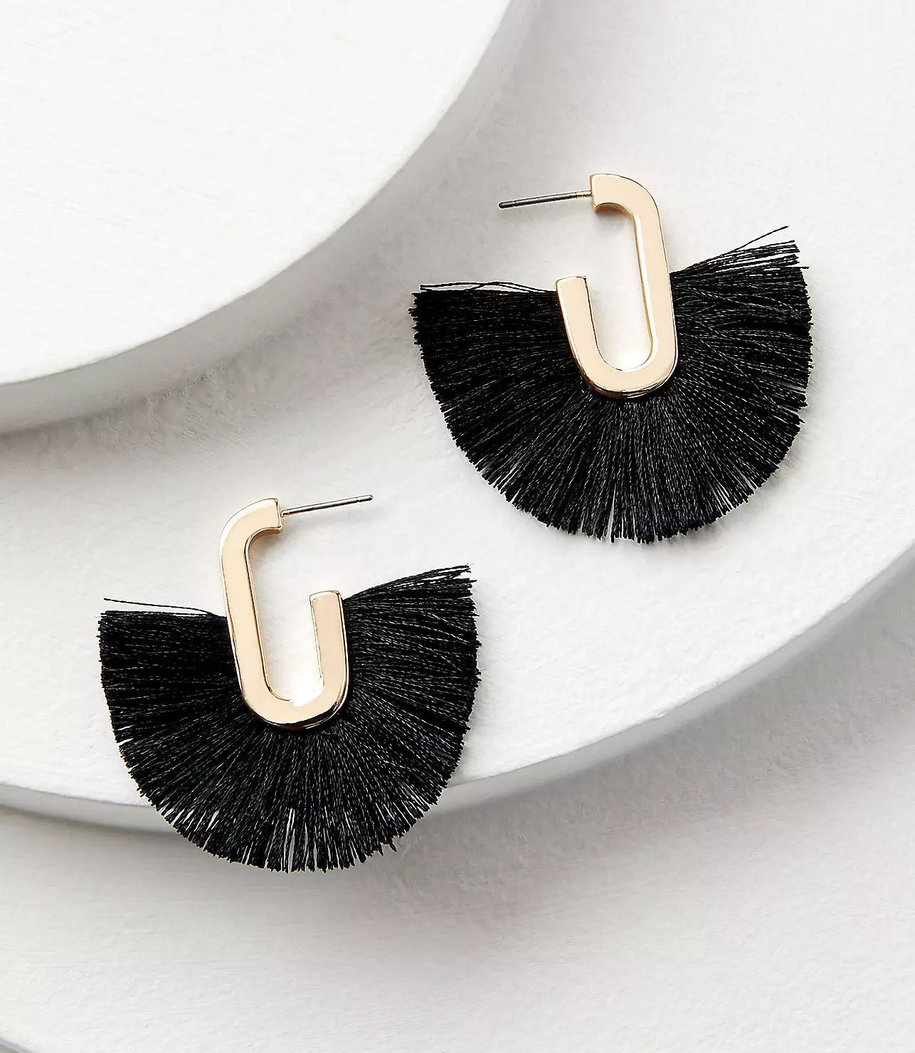 Fringe Drop Earrings | LOFT