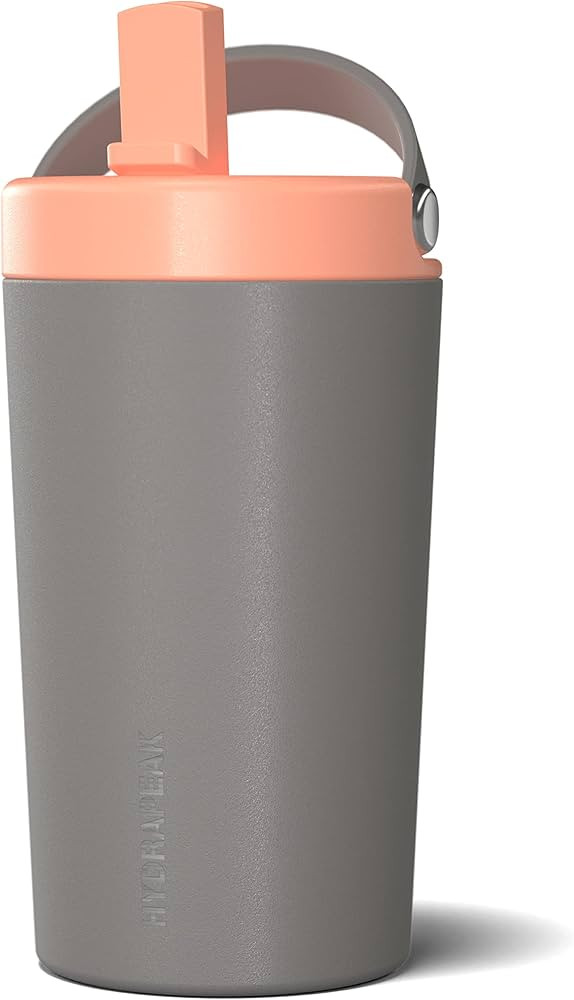 Hydrapeak Junior 14oz Insulated Kids Water Bottle with Straw Lid - Stainless Steel Double Walled ... | Amazon (US)