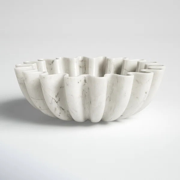 Tahani Marble Decorative Bowl 1 | Wayfair North America