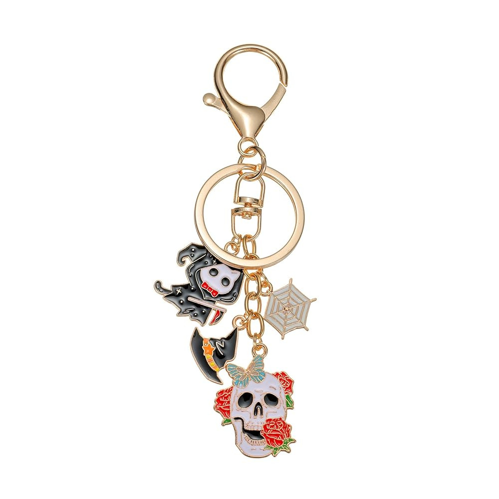 Holiday Halloween Thanksgiving Christmas Keychain Key Chain Bag Charms Accessories | Amazon (US)