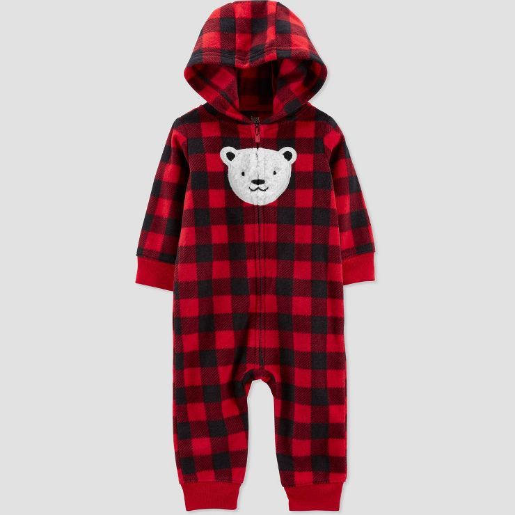 Carter's Just One You® Baby Boys' Bear Jumpsuit - Red | Target