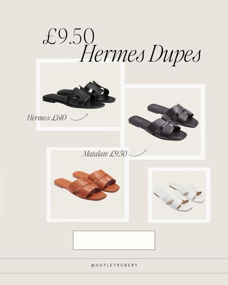 Matalan £9.50 Heremes dupe sandals 🖤 #dupe #designerdupe #summersandals 

#LTKstyletip #LTKshoecrush #LTKfindsunder50