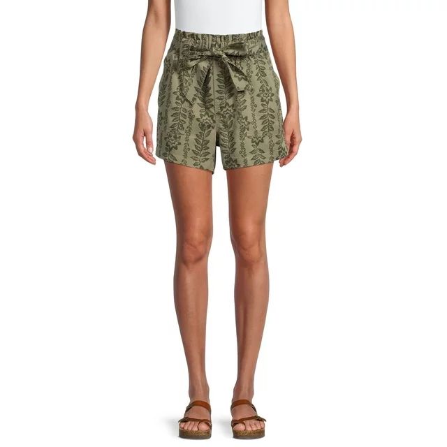 Time and Tru Women's Tencel Shorts | Walmart (US)