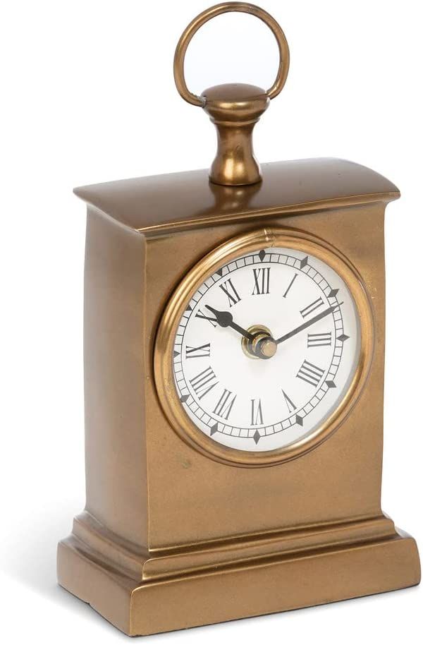 Park Hill Collection EAB16020 Brass Manor Desk Clock | Amazon (US)