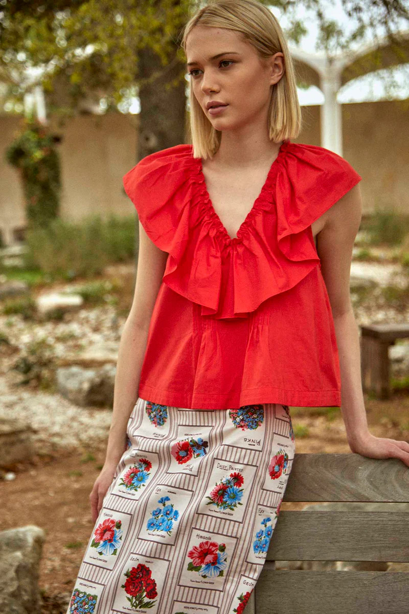 Keller Top | Ruffle Tank | Hunter Bell | Hunter Bell