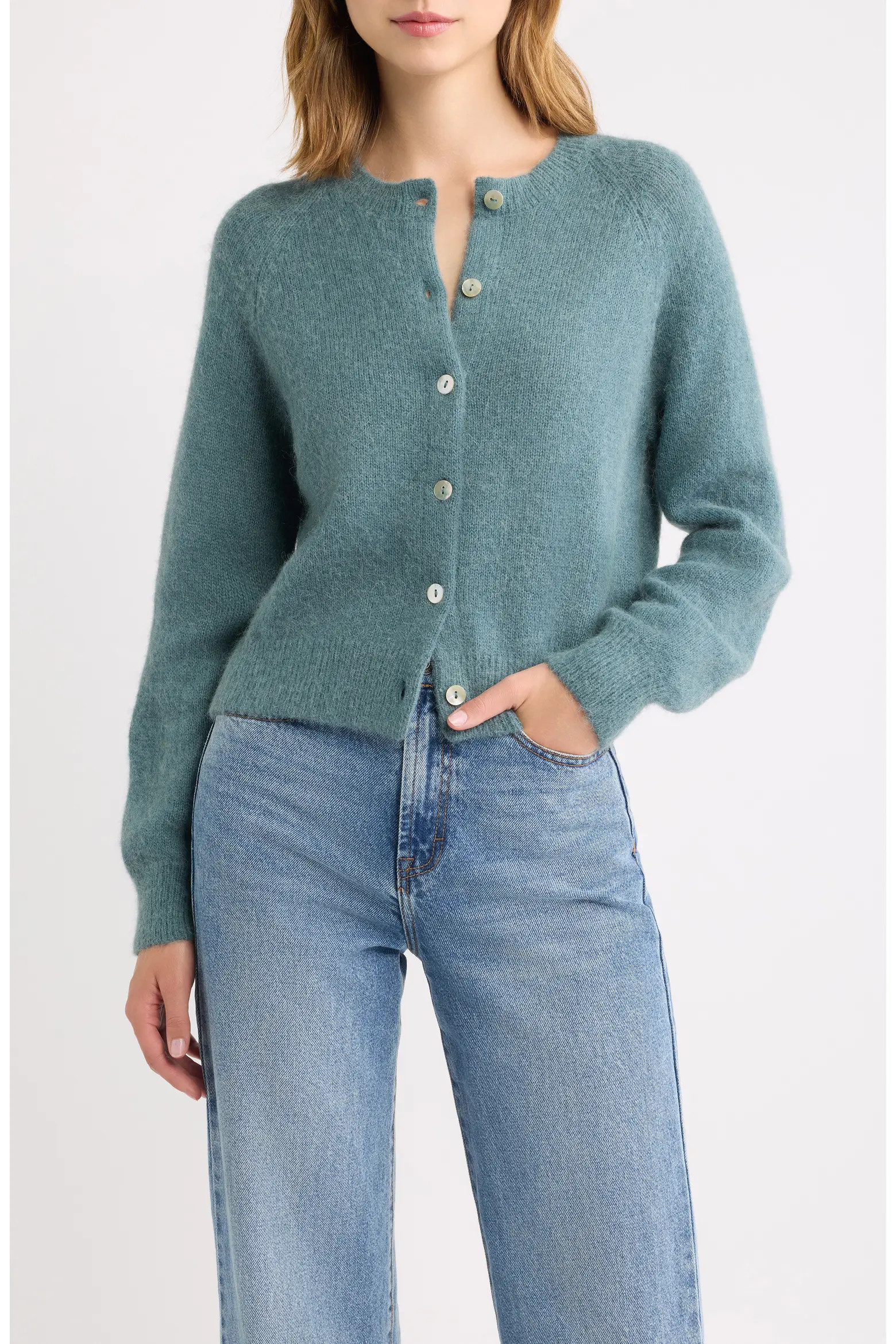 D\u00d4EN Petra Alpaca & Merino Wool Blend Cardigan (Women) | Nordstrom | Nordstrom