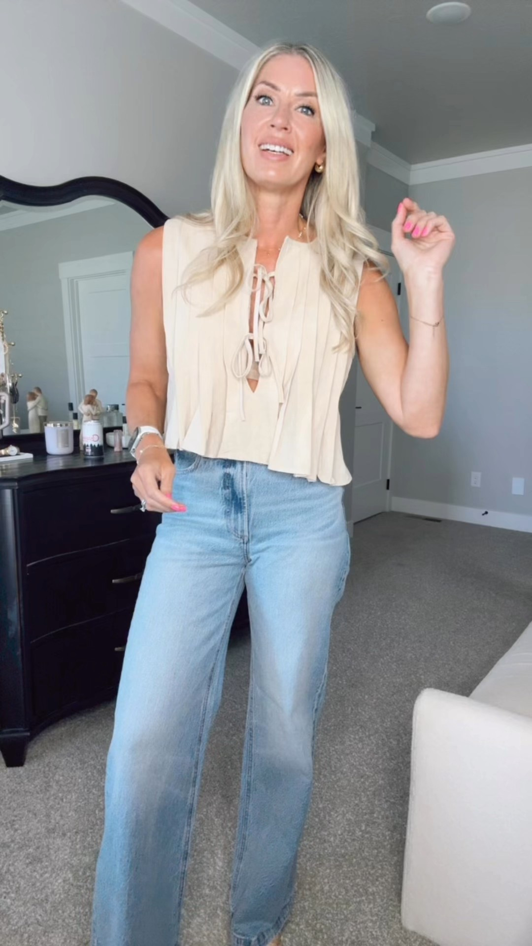 Amazon top 
Pistola denim 
Platform summer heels 
NSale 
Nordstrom Anniversary Sale 
Mom style 
OOTD inspo 

#LTKFindsUnder50 #LTKSaleAlert #LTKStyleTip