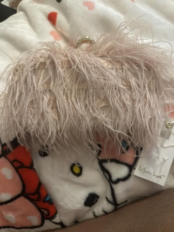 Harlow Feather Evening Bag | Macy's