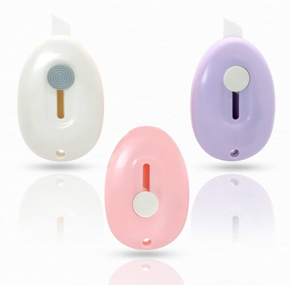 Sonuimy Mini Ceramic Box Cutter with Magnetic, Safety Retractable Cute Small Box Opener Ceramic B... | Amazon (US)