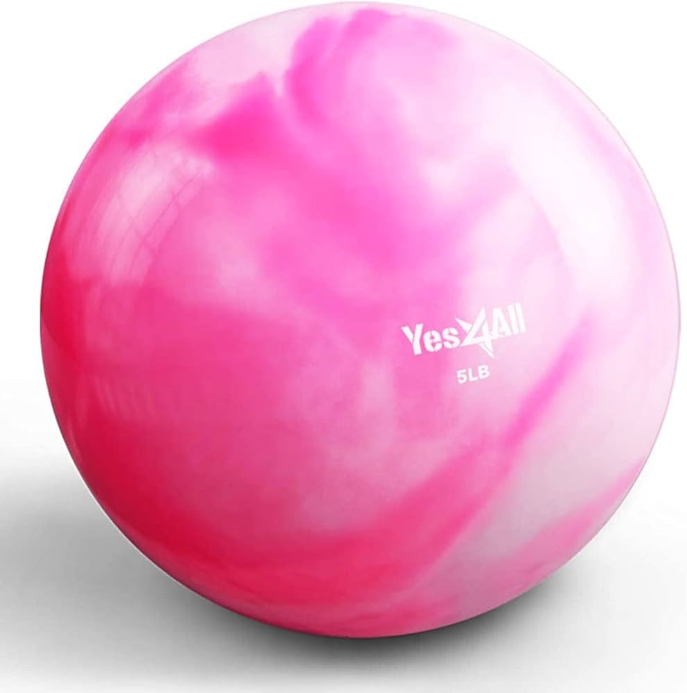 Yes4All Toning Ball, Medicine Balls for Exercise, Soft Medicine Ball for Pilates, Yoga and Fitnes... | Amazon (US)