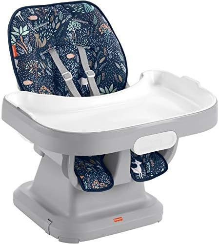 Amazon.com: Fisher-Price SpaceSaver Simple Clean High Chair – Moonlight Forest, portable baby-t... | Amazon (US)