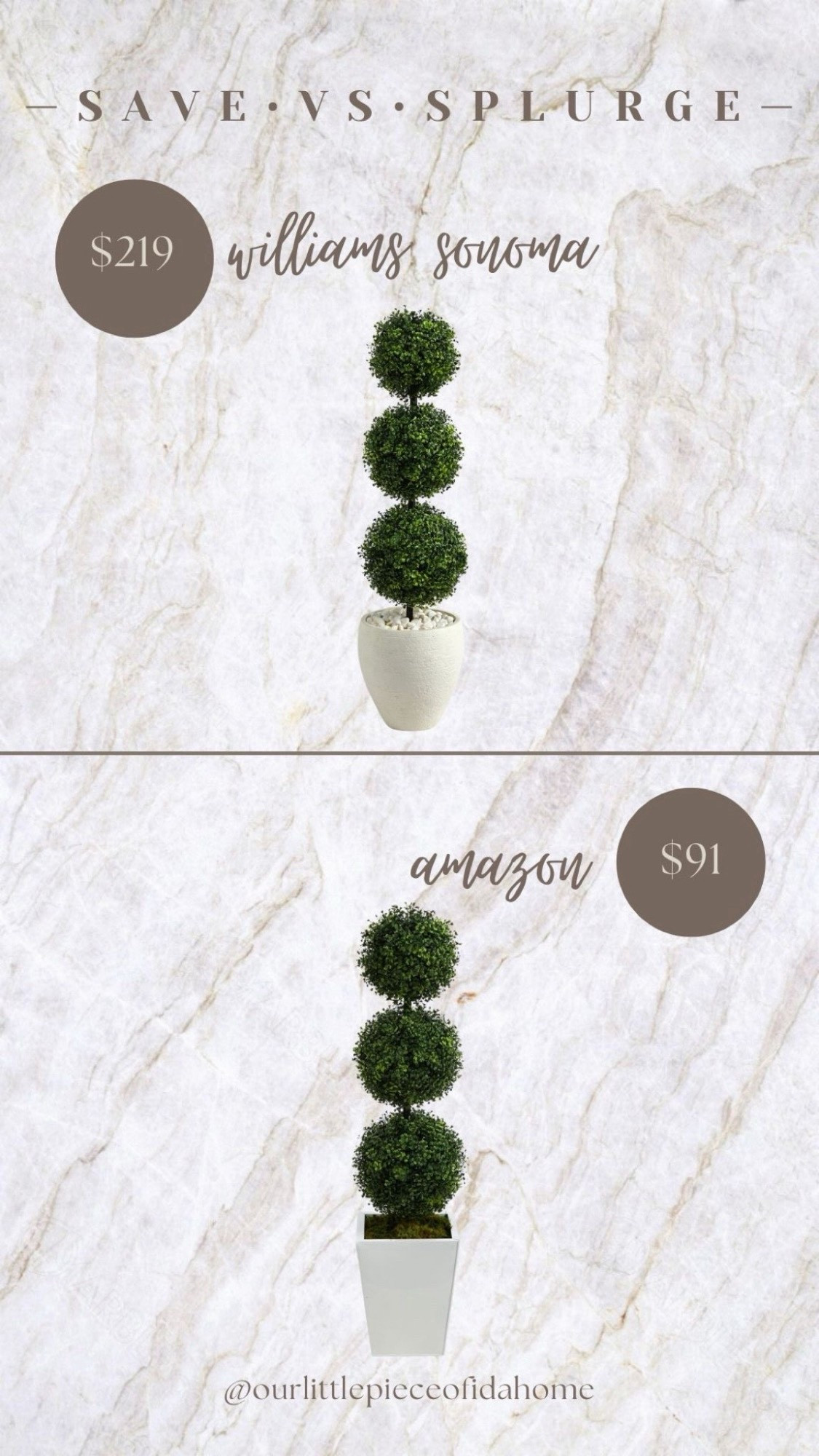 I’m loving this Williams Sonoma topiary, I found a similar one on Amazon that is 38% off right now! 

#LTKHome #LTKSaleAlert #LTKStyleTip