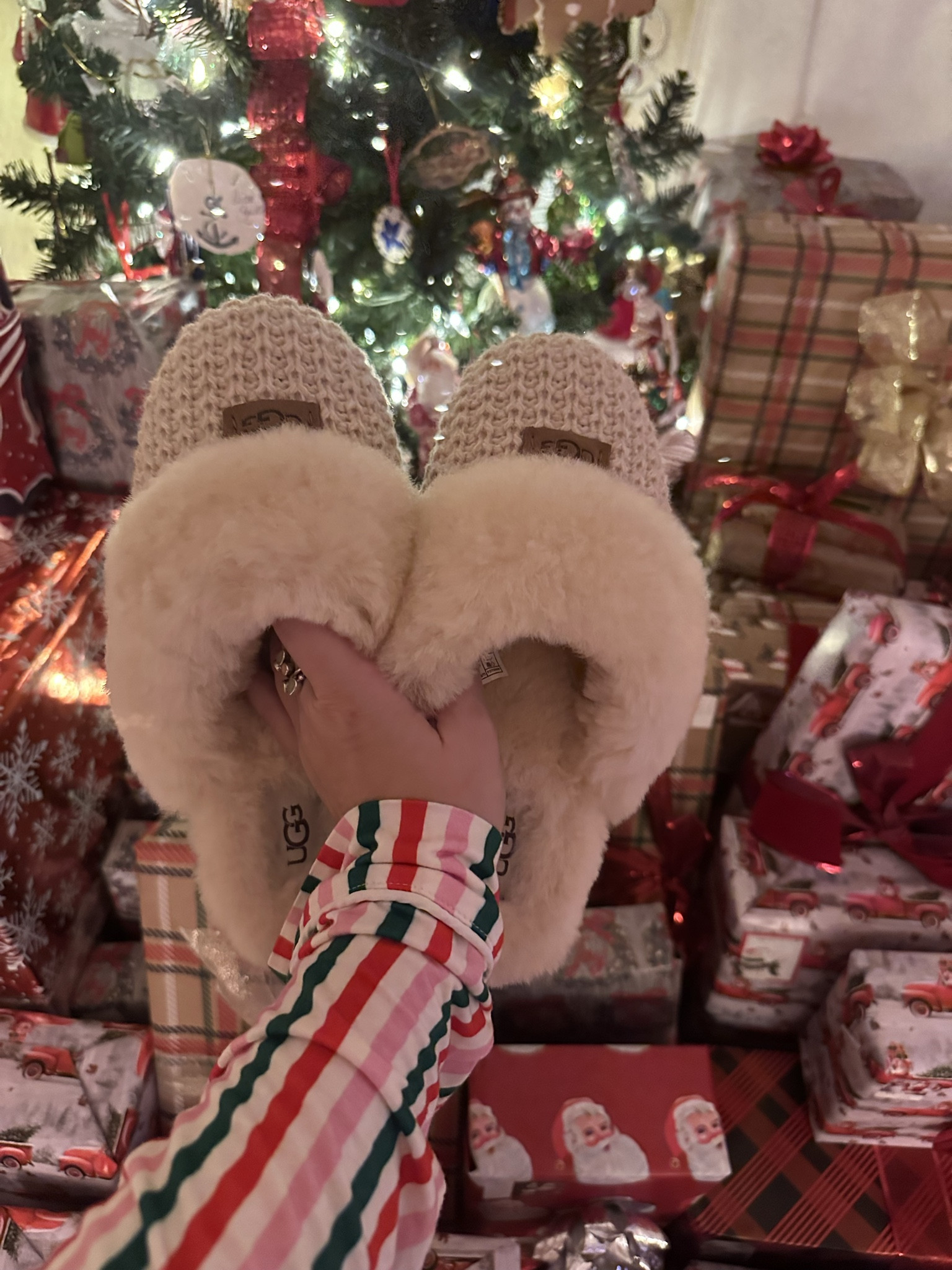 My favorite slippers. Perfect for Christmas Eve as well as presents’ 

#LTKHoliday #LTKselfcare #LTKShoeCrush