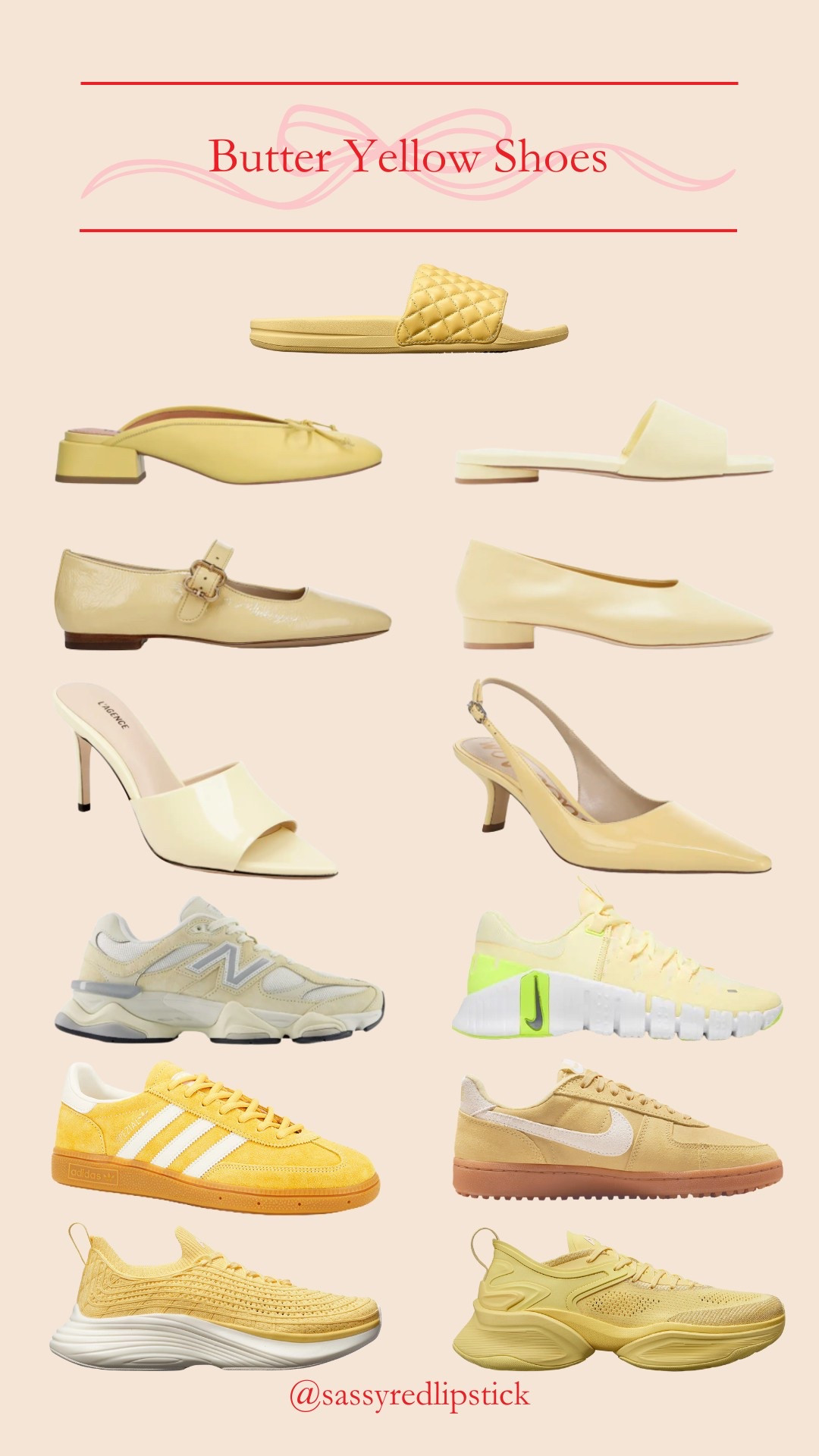 butter yellow shoes! 

#LTKShoeCrush #LTKSeasonal