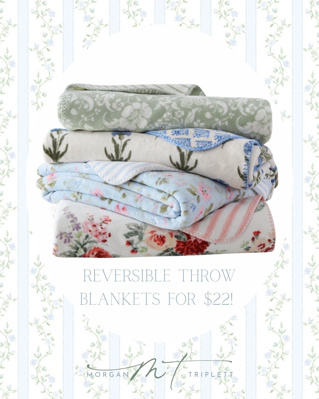 Laura Ashley reversible throw blankets 

#LTKCyberWeek #LTKGiftGuide #LTKHome