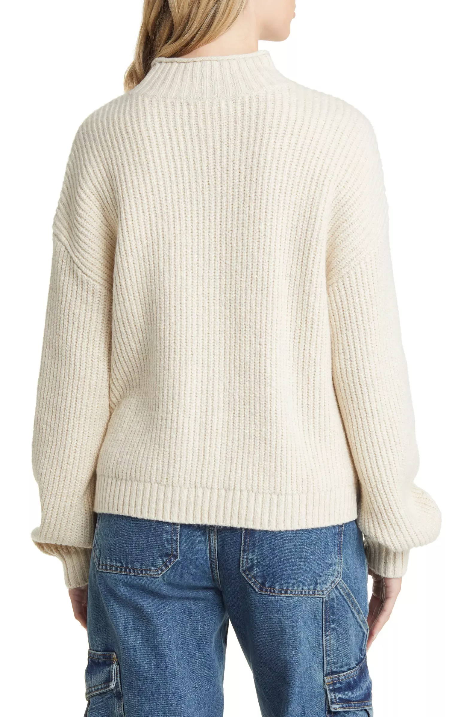 bp mock neck sweater