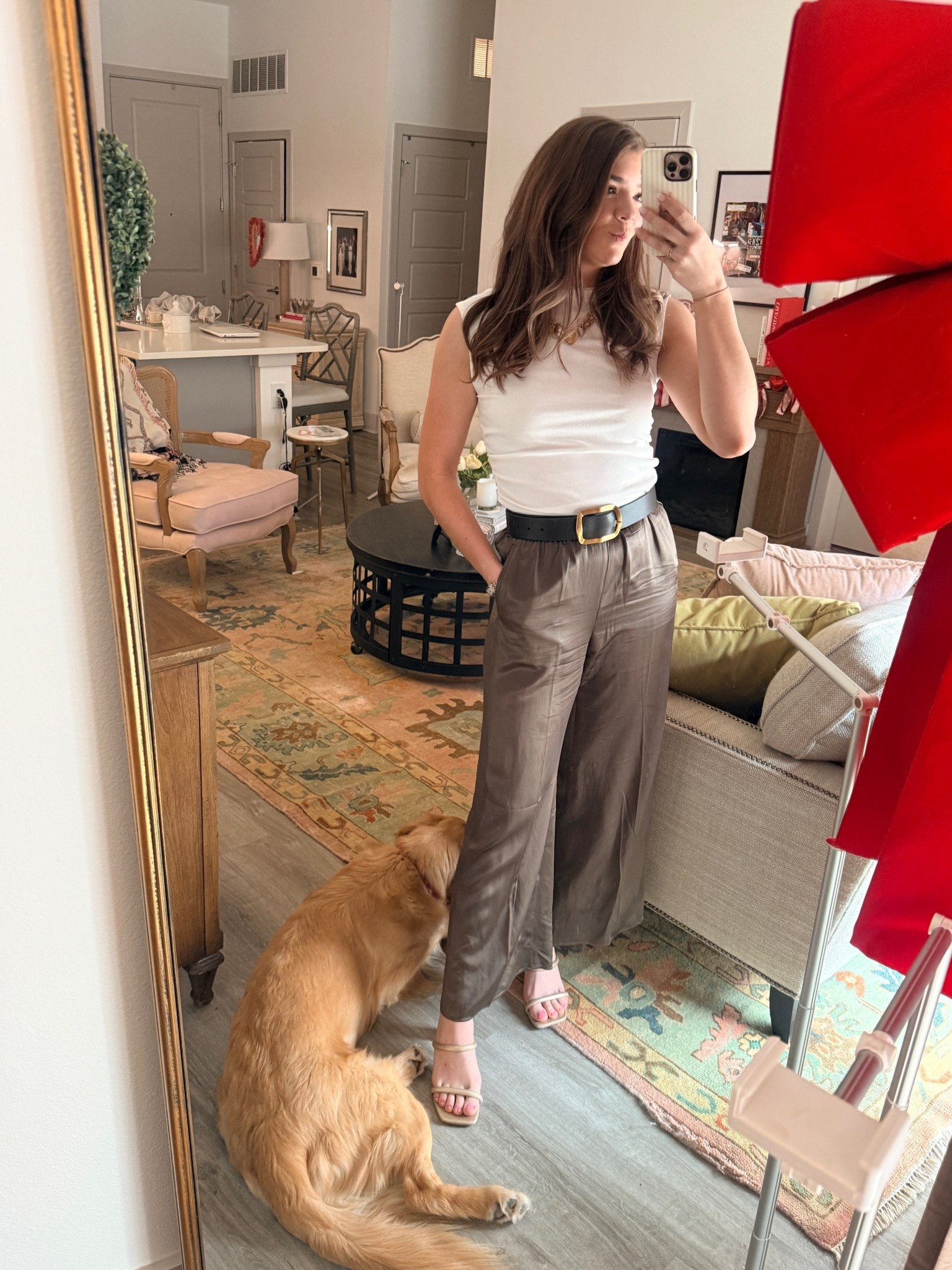 Outfit links! Ordering more of the pants today. So cute and so comfy. They run large in the waist so I recommend sizing down @jcrew @Target 

#LTKdayinmylife #LTKootd #LTKTall