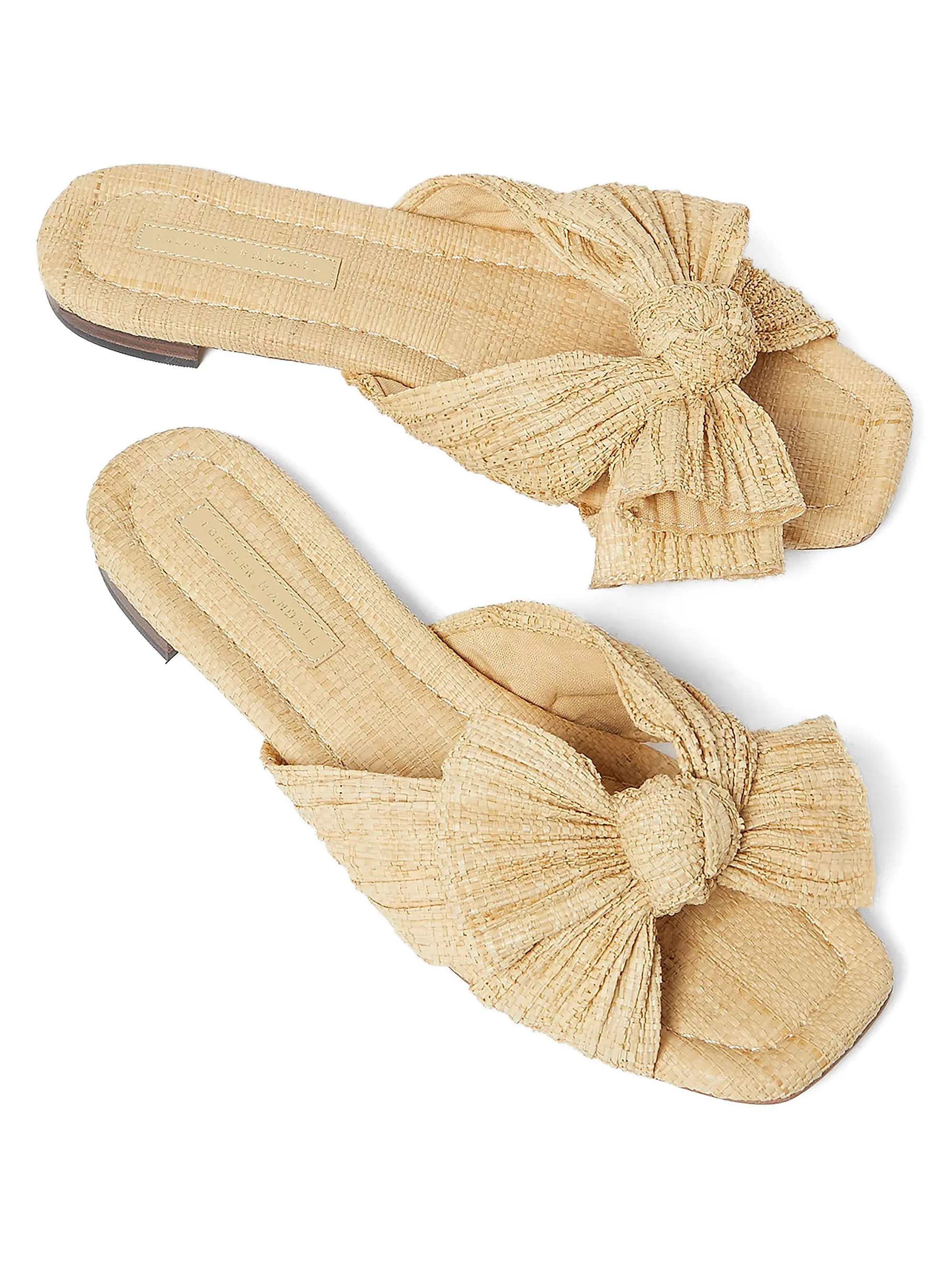 Daphne Pleated Knot Sandals | Saks Fifth Avenue